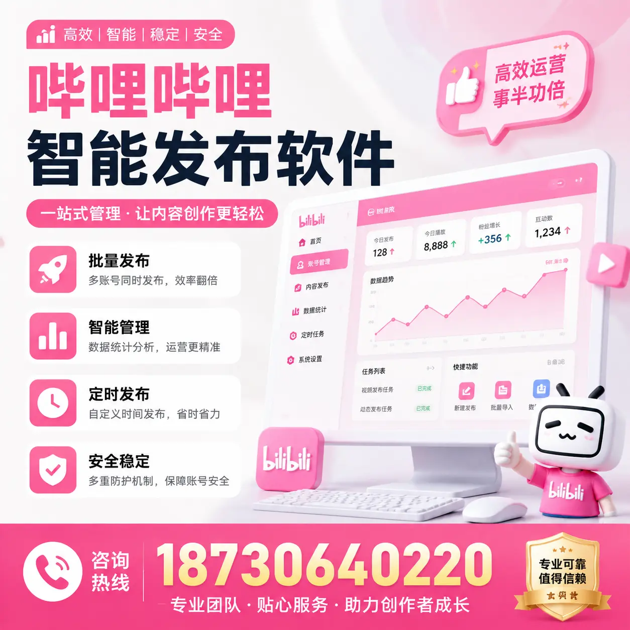 如何评估哔哩哔哩智能发布软件的ROI?邵阳 企业必读
